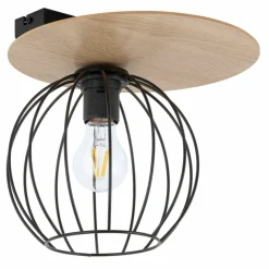 Best Sale Pojedyncza lampa sufitowa z drucianym kloszem SIG 32354 - CYBER KOŁO Żyrandole Nowoczesne