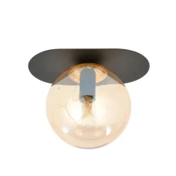 Sklep Kaja Pojedyncza lampa sufitowa z ciepłym kloszem 1120/1 PLAZA | Kaja