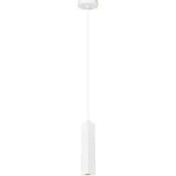 Store Pojedyncza lampa wisząca do kuchni PND-37492-1-WH TECNO | Kaja Żyrandole Nowoczesne