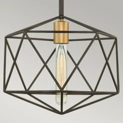 New Pojedyncza lampa wisząca, kolor brązu HK-ASTRID-MP z serii ASTRID Żyrandole Nowoczesne