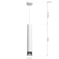 Cheap Pojedyncza lampa wisząca, podłużna tubaMLP6227 z serii DANI | Kaja Oświetlenie Żyrandole Nowoczesne