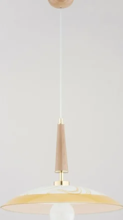 Best Sale Pojedyncza lampa wisząca ze zdobionym kloszem AL 60936 | Kaja Żyrandole Nowoczesne