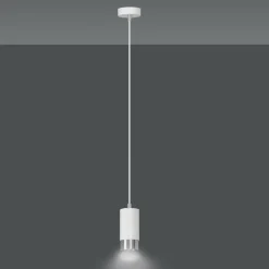 Fashion Pojedyncza lampa wisząca ze srebrnym zdobieniem 814/1 | Kaja Żyrandole Nowoczesne