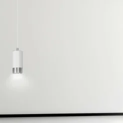 Fashion Pojedyncza lampa wisząca ze srebrnym zdobieniem 814/1 | Kaja Żyrandole Nowoczesne