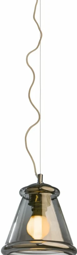 New Pojedyncza lampa wisząca z ozdobnym kloszem AZ0453 KEN | Kaja Żyrandole Nowoczesne