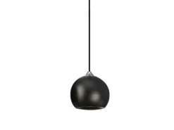 Best Sale Pojedyncza lampa wisząca z kulistą głowicą AZ0630 GULIA BLACK | Kaja Żyrandole Nowoczesne