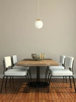 Store Pojedyncza lampa wisząca ze złotym podkloszem K-5310 z serii ELMO Żyrandole Nowoczesne