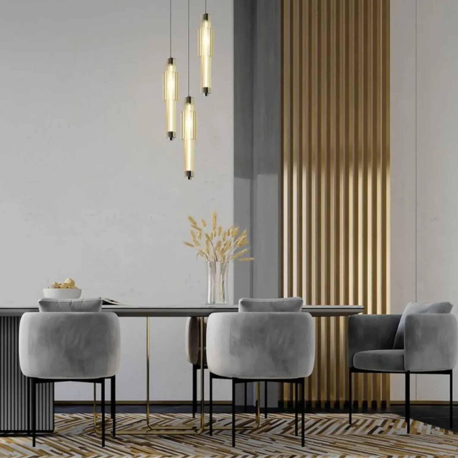 Cheap Pojedyncza lampa wisząca, zwis LED MOD308PL-L9CG3K z serii VERTICALE Żyrandole Nowoczesne