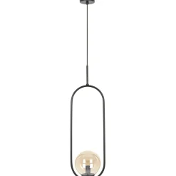 Online Pojedyncza, niebanalna lampa wisząca z kloszem K-5120 z serii VENTA Żyrandole Nowoczesne