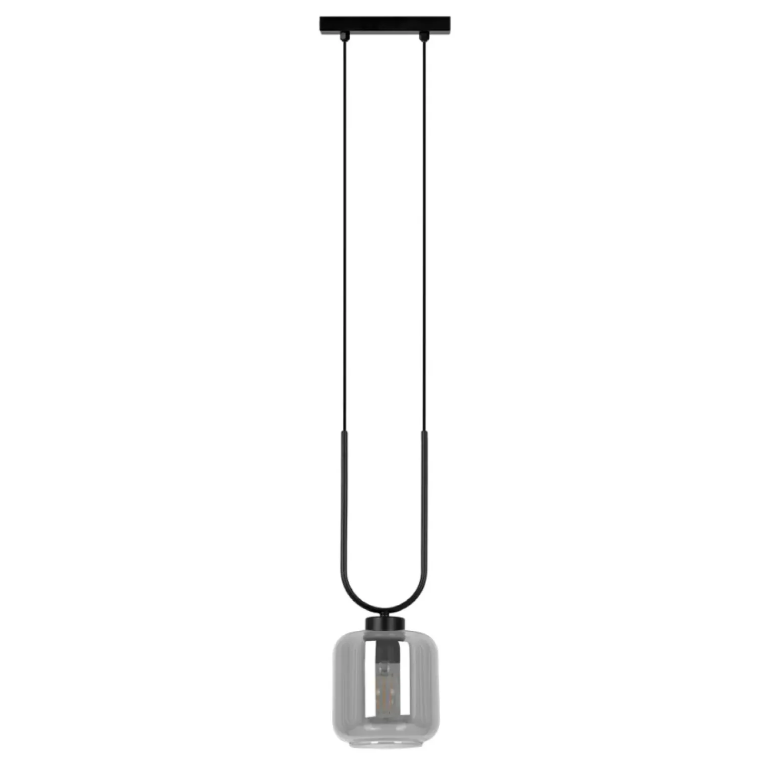 Cheap Pojedyncza, regulowana lampa wisząca, grafitowa K-5585 z serii BONO Żyrandole Nowoczesne