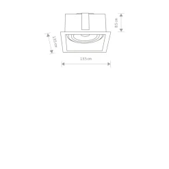 Sklep Kaja Pojedynczy downlight podtynkowy, na GU10 ES111 9413 | Kaja Oświetlenie