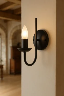 Sklep Kaja Pojedynczy kinkiet ścienny, typu świecznik K-4972 | Kaja Oświetlenie