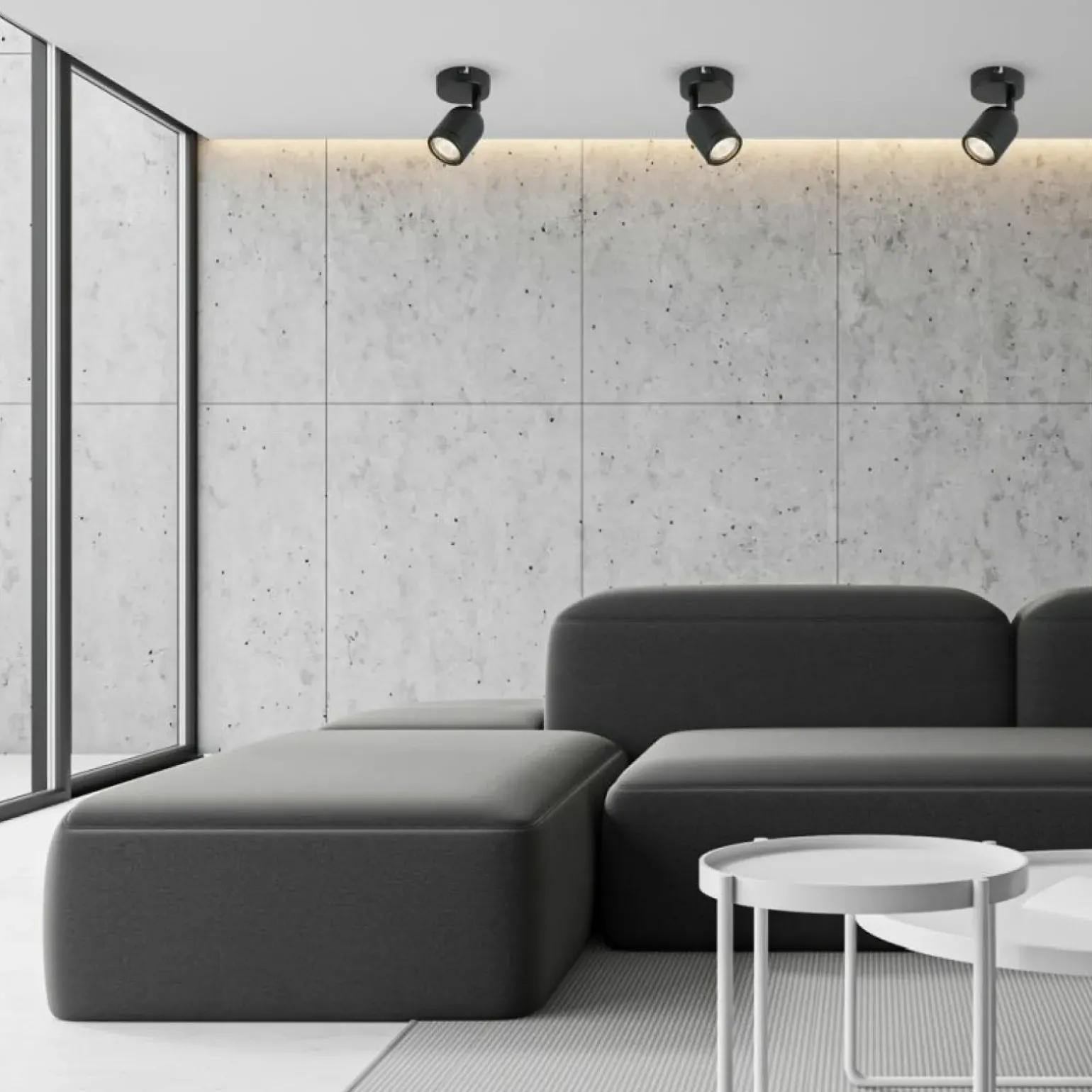 Sklep Kaja Pojedynczy reflektor na sufit i ścianę ML7642 PORTER | Kaja