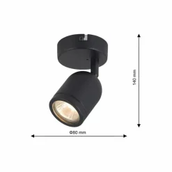 Sklep Kaja Pojedynczy reflektor na sufit i ścianę ML7642 PORTER | Kaja