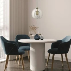 Flash Sale Pojedynczy, złoty zwis z okrągłym kloszem LP-133/1P z serii ARETTE Żyrandole Nowoczesne