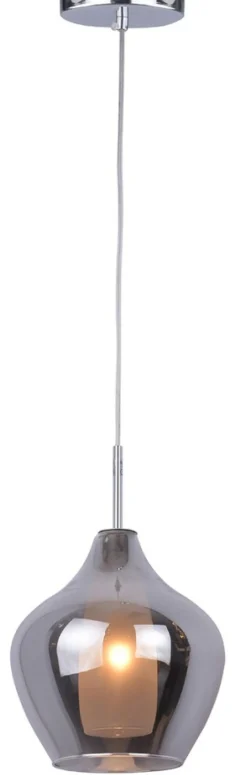 Clearance Pojedynczy zwis z owanym kloszem AZ2148 AMBER MIALNO | Kaja Żyrandole Nowoczesne