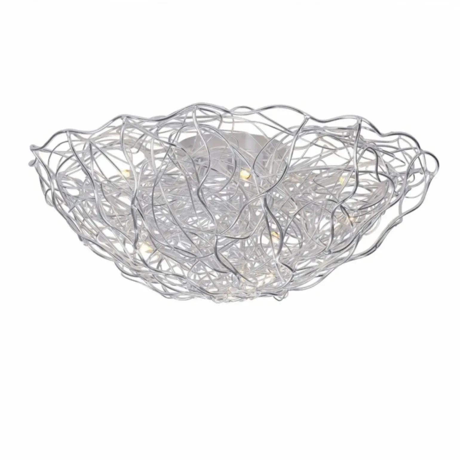 Shop Półokrągła, kopułowa lampa sufitowa do salonu 6190-21 SAREA | Kaja Żyrandole Nowoczesne