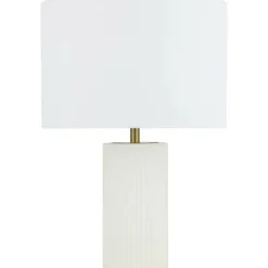 Sklep Kaja Ponadczasowa, abażurowa lampka stołowa LP-787/1T BIAŁA TOKIO | Kaja