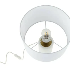 Sklep Kaja Ponadczasowa, abażurowa lampka stołowa LP-787/1T BIAŁA TOKIO | Kaja