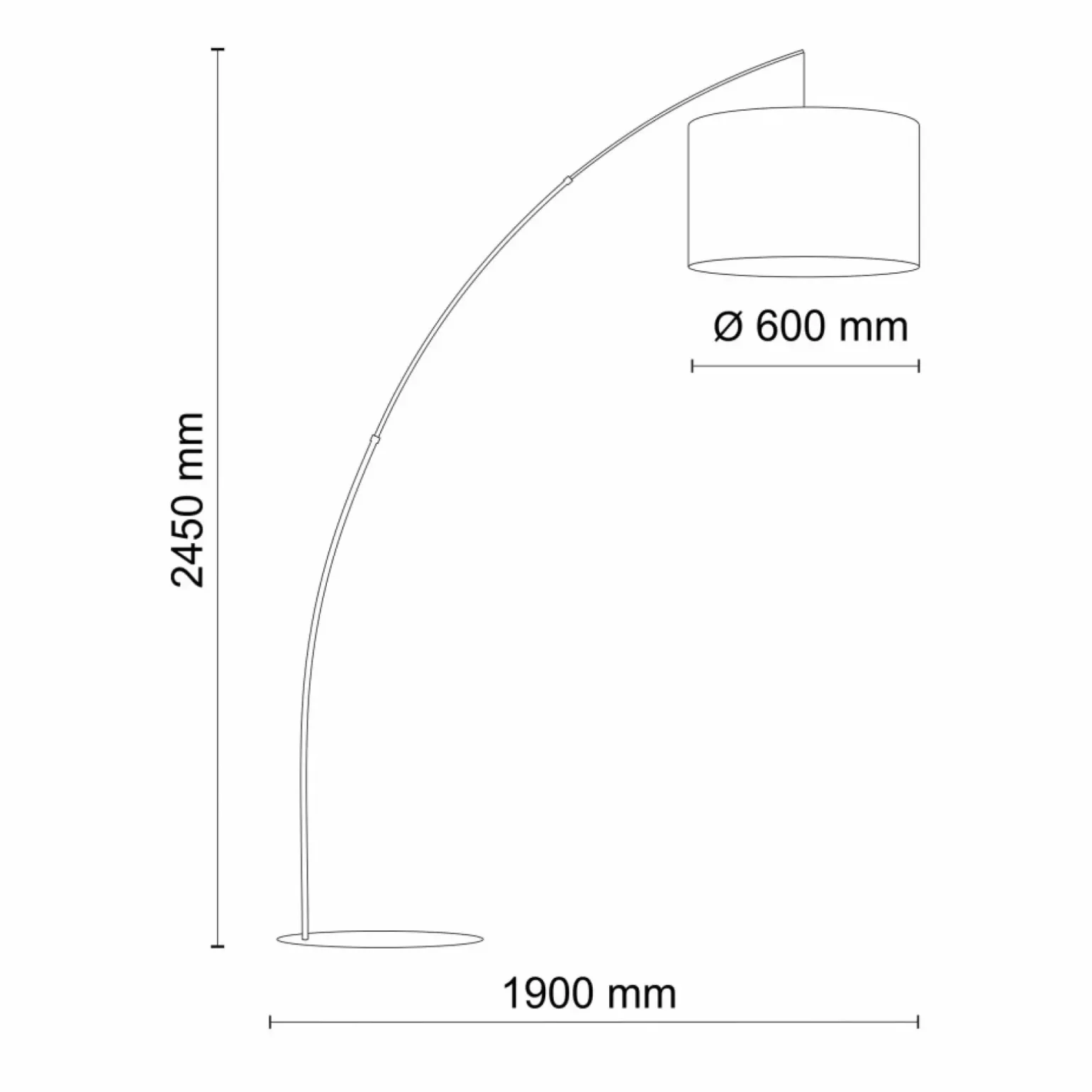 Sklep Kaja Ponadczasowa, abażurowa lampa podłogowa TK 5485 z serii MOBY | Kaja
