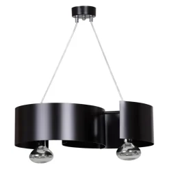 New Ponadczasowa, czarna lampa wisząca do kuchni 284/2 VIXON | Kaja Żyrandole Nowoczesne