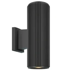 Sklep Kaja Ponadczasowa, czarna lampa ścienna na elewację O419WL-02B serii RANDO