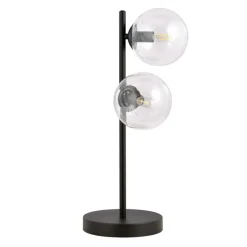 Sklep Kaja Ponadczasowa, czarna lampka stołowa 877/LN2 ROSSI | Kaja Oświetlenie