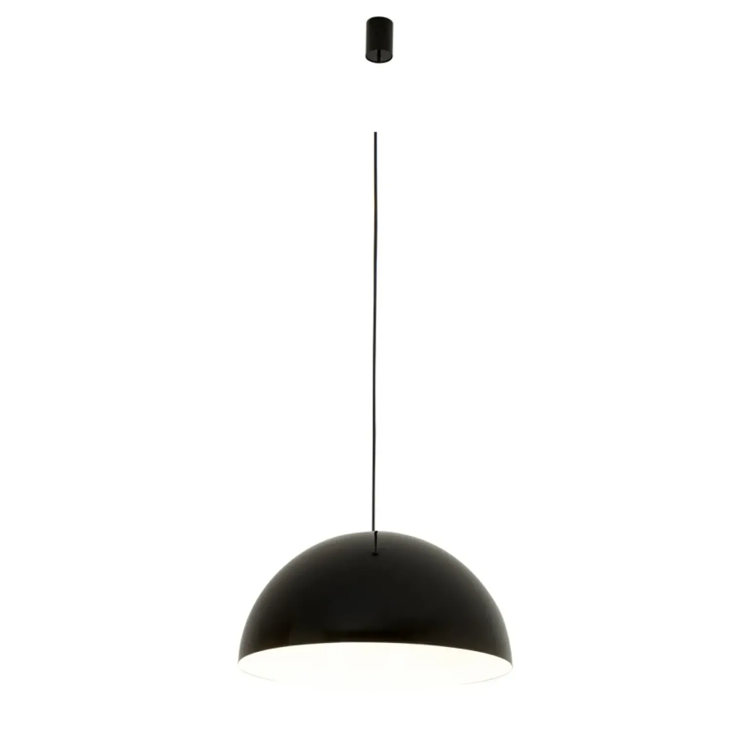 Best Ponadczasowa, kopułowa lampa wisząca ⌀50cm 10697 HEMISPHERE | Kaja Żyrandole Nowoczesne