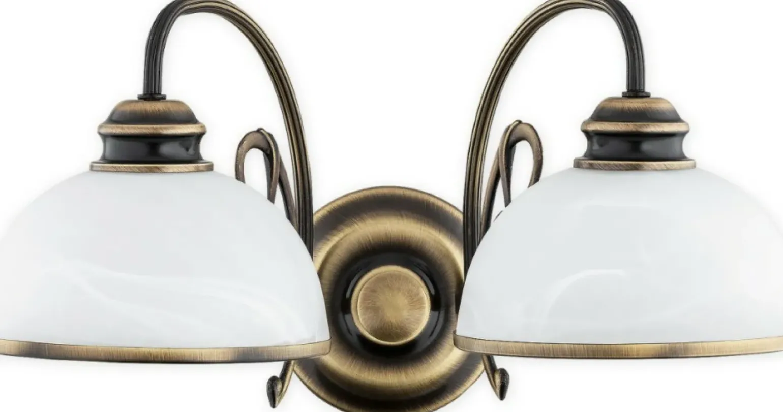 Sklep Kaja Ponadczasowa lampa ścienna z kloszami O3171 K2 PAT z serii LAMBDA