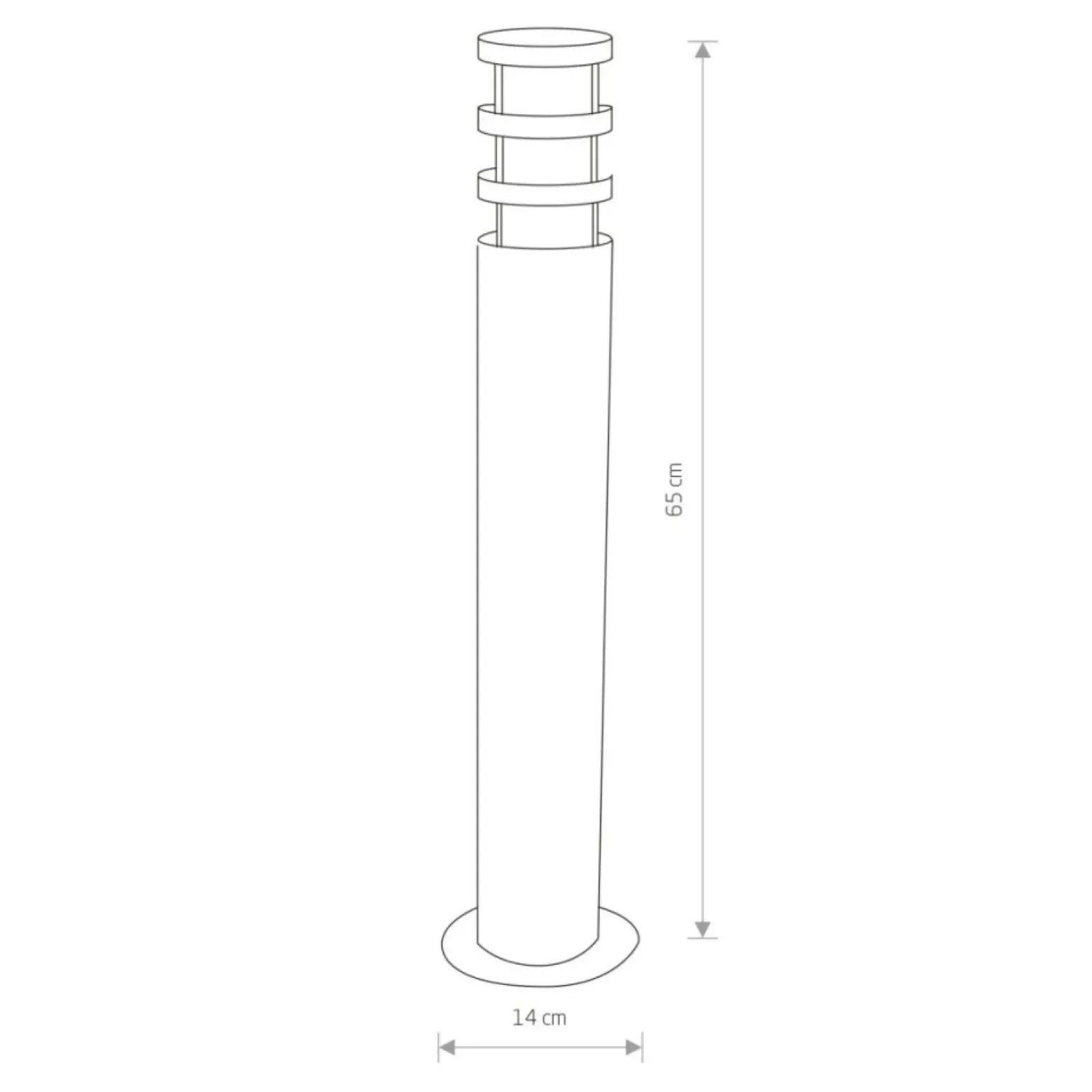 Sklep Kaja Ponadczasowa lampa ogrodowa słupek 4446 NORIN | Kaja Oświetlenie