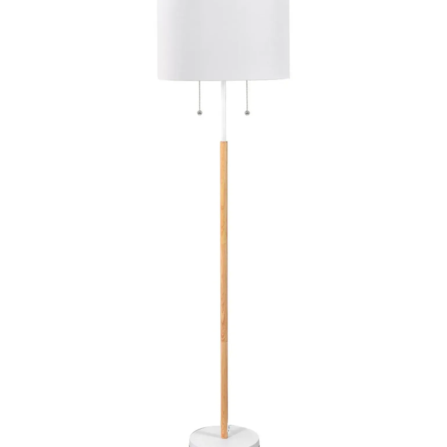 Sklep Kaja Ponadczasowa lampa podłogowa do sypialni LP-0304/2F WH FOGO | Kaja