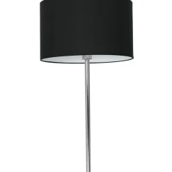 Sklep Kaja Ponadczasowa lampa podłogowa z czarnym abażurem ML6382 CASINO | Kaja