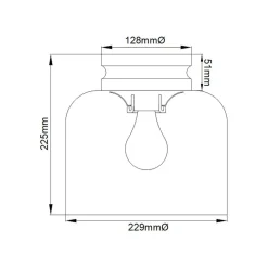 Sklep Kaja Ponadczasowa lampa sufitowa FE-HOUNSLOW-F-PN z serii HOUNSLOW