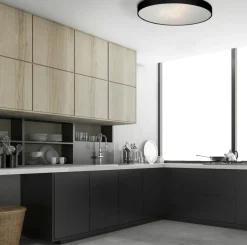 Sklep Kaja Ponadczasowa lampa sufitowa LED LP-433/1C 3S BK RAPIDO | Kaja