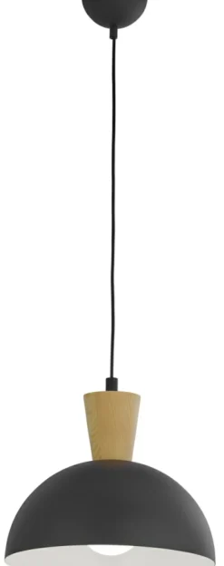 Sklep Kaja Ponadczasowa lampa wisząca z drewnem JUP 1839 VITO | Kaja Oświetlenie