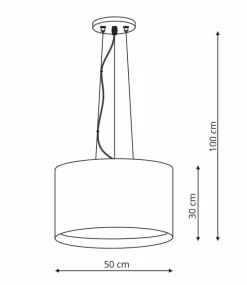 Store Ponadczasowa lampa wisząca do sypialni LP-021/4P WH MILK | Kaja Żyrandole Nowoczesne