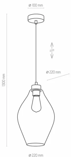 Best Sale Ponadczasowa lampa wisząca do kuchni TK 4190 TULON | Kaja Oświetlenie Żyrandole Nowoczesne