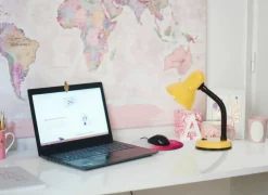 Sklep Kaja Ponadczasowa lampka biurkowa K-MT-203 ŻÓŁTY CARIBA | Kaja Oświetlenie