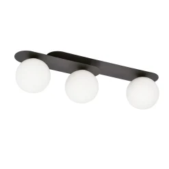 Sklep Kaja Ponadczasowa listwa sufitowa z białymi kloszami 1118/3 PLAZA | Kaja