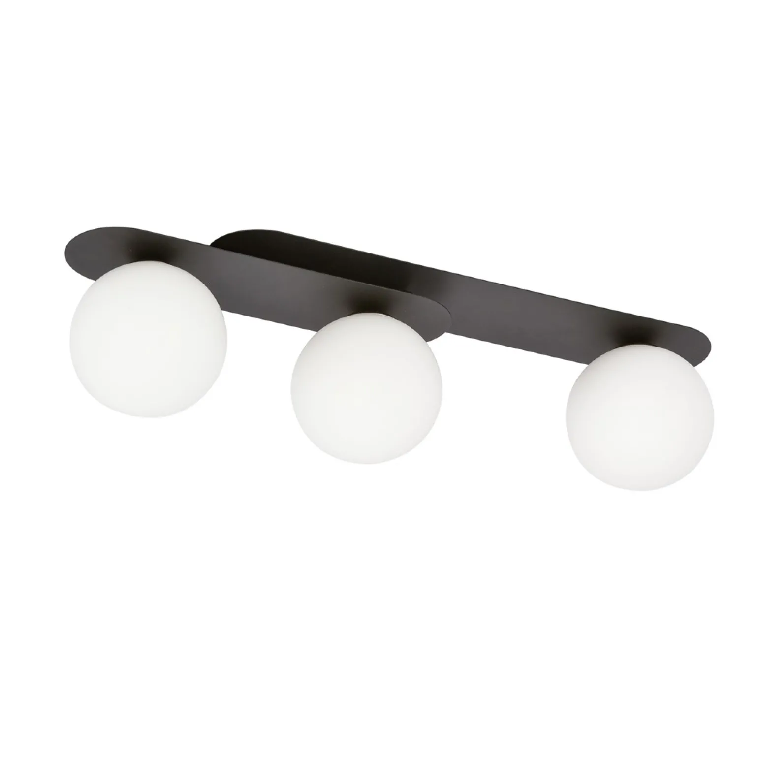 Sklep Kaja Ponadczasowa listwa sufitowa z białymi kloszami 1118/3 PLAZA | Kaja