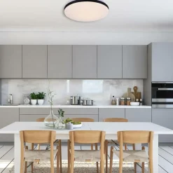 Sklep Kaja Ponadczasowa, okrągła lampa sufitowa LED LP-335/1C S 4BK – BABILON