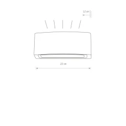 Sklep Kaja Ponadczasowa, podłużna lampa elewacyjna 3408 BRICK | Kaja Oświetlenie