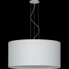 Store Ponadczasowa, prążkowana lampa wisząca ⌀80cm 67526 NODO | Kaja Żyrandole Nowoczesne