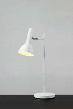 Sklep Kaja Ponadczasowa, regulowana, biała lampka biurkowa 108688 METRO | Kaja