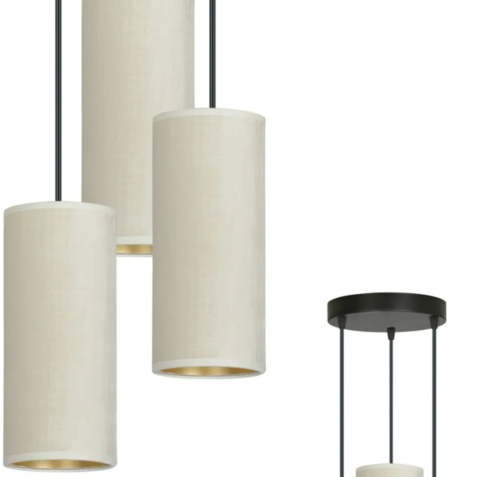 Best Ponadczasowa, smukła lampa wisząca 1059/3PREM BENTE PREMIUM | Kaja Żyrandole Nowoczesne