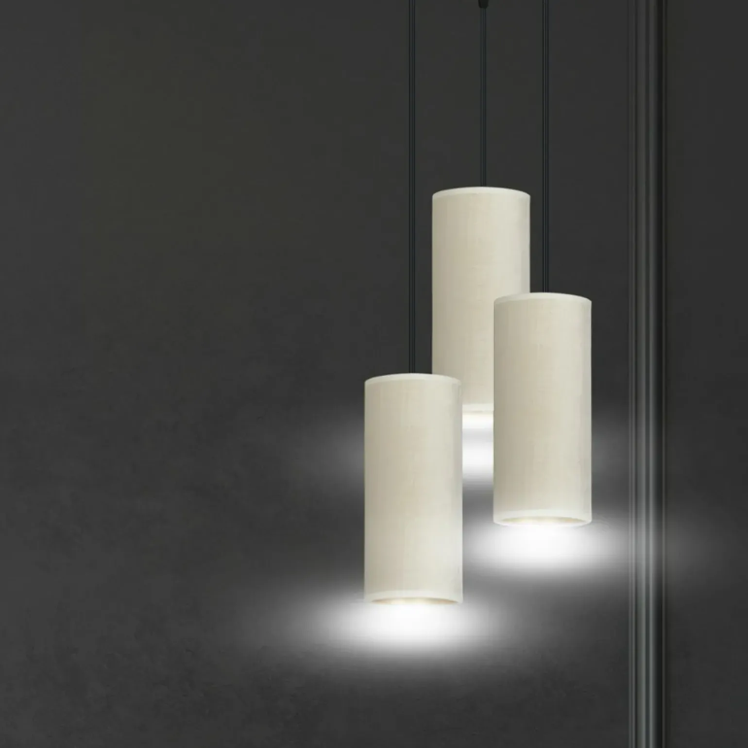 Best Ponadczasowa, smukła lampa wisząca 1059/3PREM BENTE PREMIUM | Kaja Żyrandole Nowoczesne