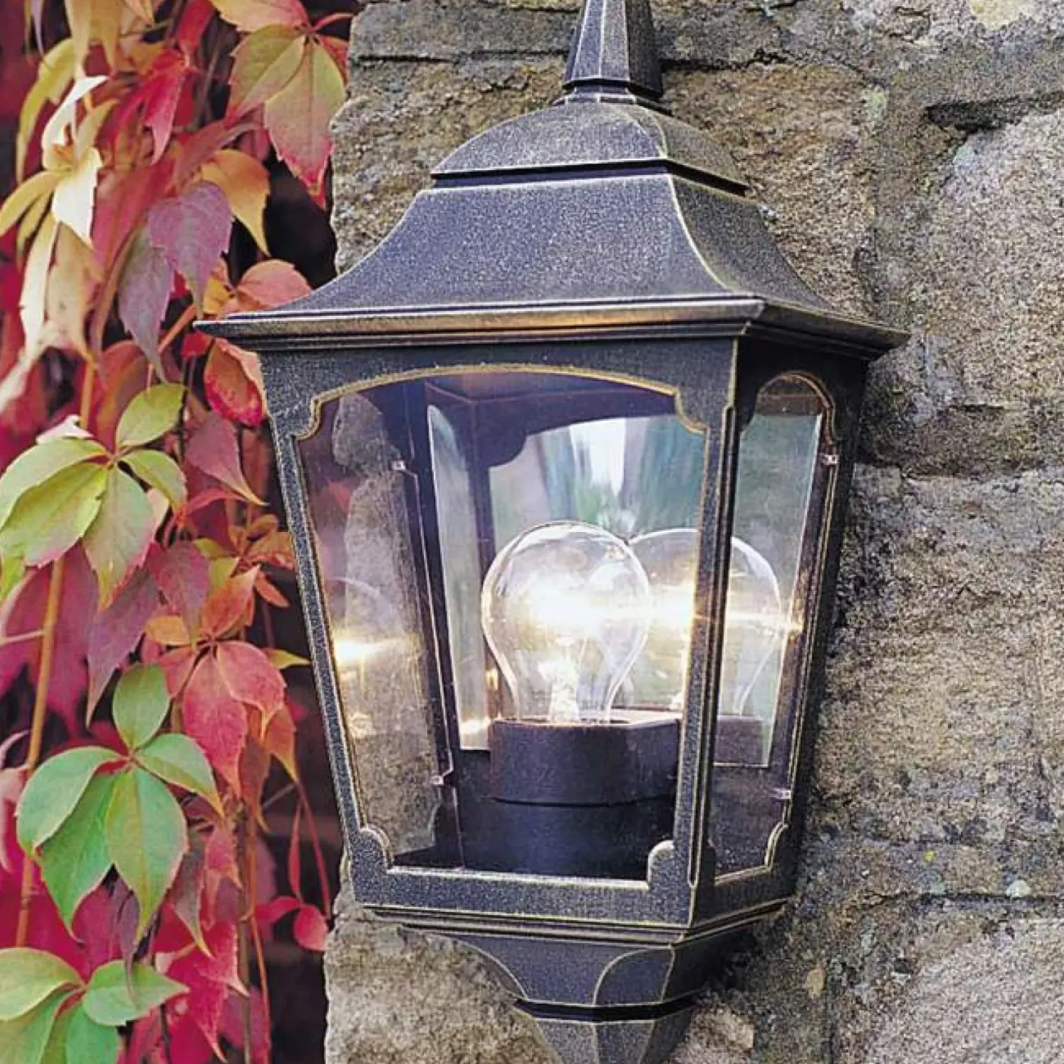 Sklep Kaja Ponadczasowy kinkiet ogrodowy CP7-2-BLACK z serii CHAPEL