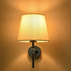 Sklep Kaja Ponadczasowy kinkiet z abażurem LP-1133/1W CH TIVOLI | Kaja