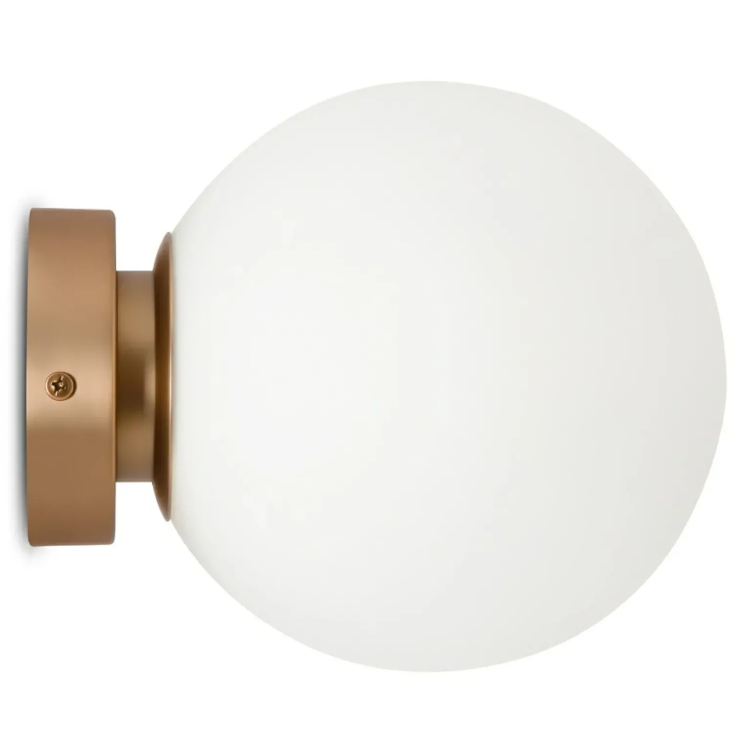 Sklep Kaja Ponadczasowy kinkiet z kloszem ⌀18cm MOD321WL-01G2 z serii BASIC FORM