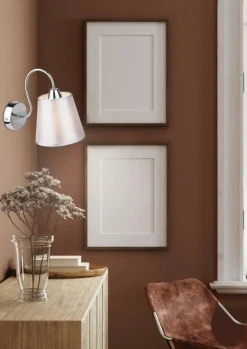 Sklep Kaja Ponadczasowy kinkiet z szarym abażurem 21-70739 LUK | Kaja Oświetlenie